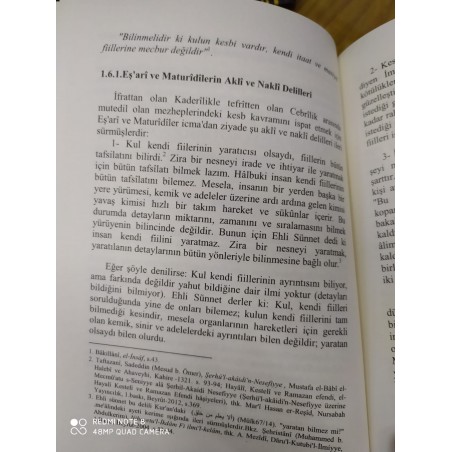 Risaletü Halkil Amal-Fiillerin Yaratılması Meselesi